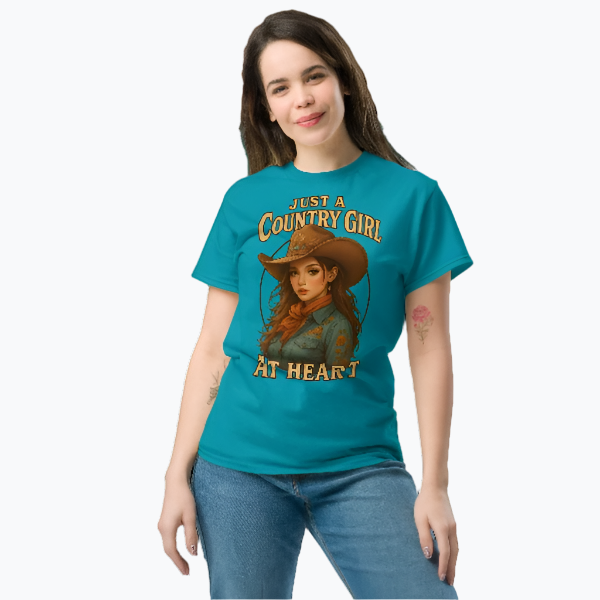 Country Girl At Heart - Classic Tee