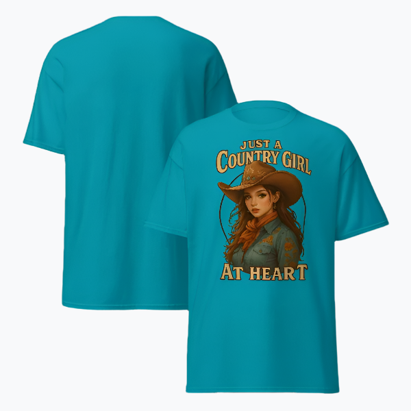 Country Girl At Heart - Classic Tee