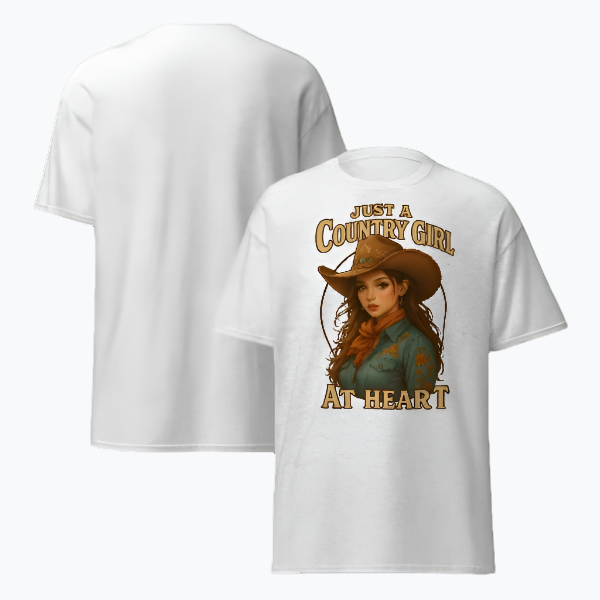 Country Girl At Heart - Classic Tee