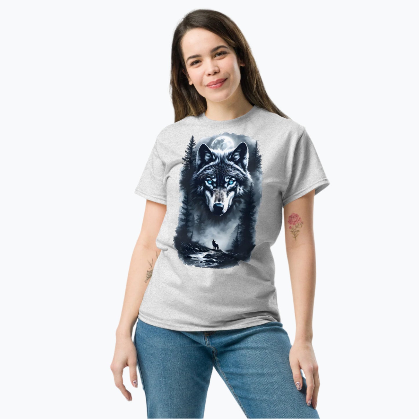 Lone Wolf Moonlight Graphic Tee