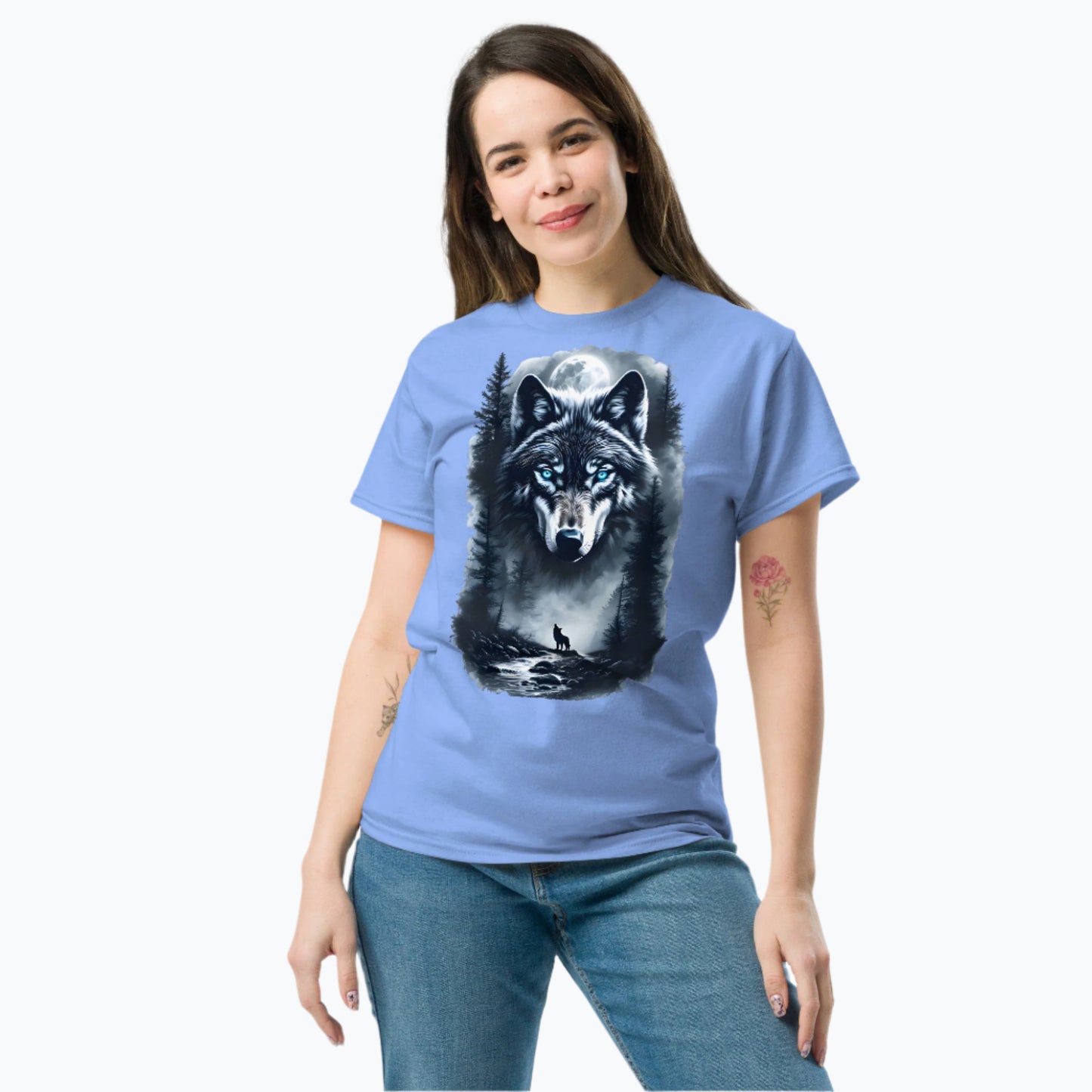 Lone Wolf Moonlight Graphic Tee