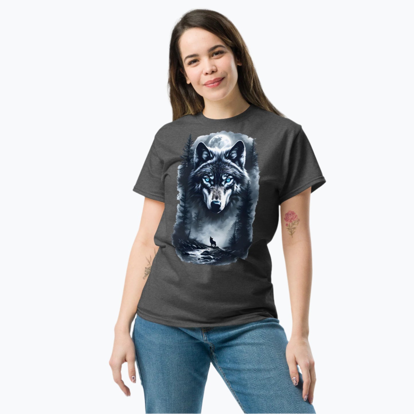 Lone Wolf Moonlight Graphic Tee