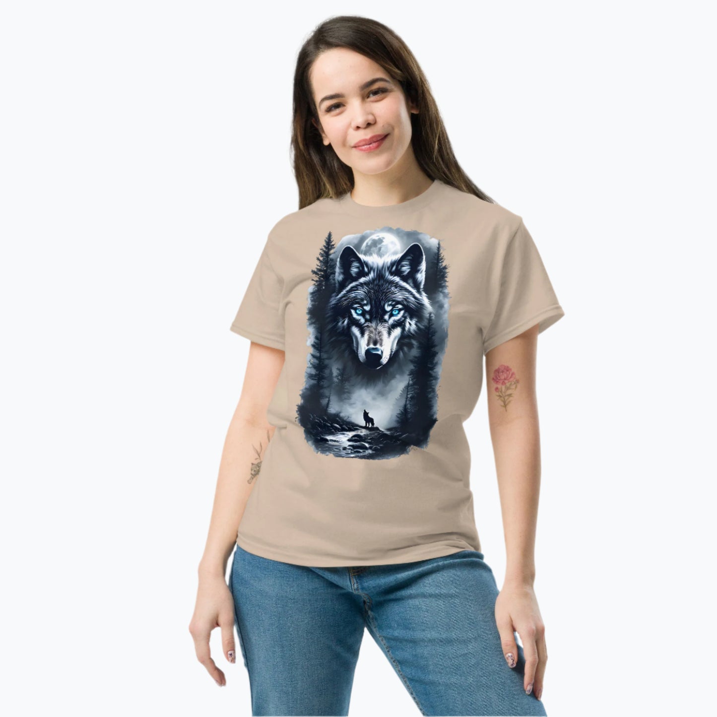 Lone Wolf Moonlight Graphic Tee
