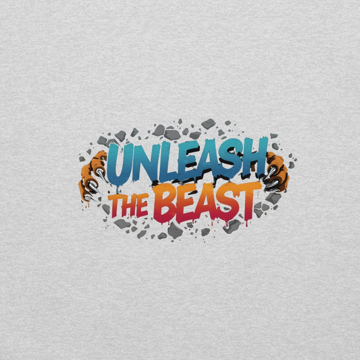 Shatter Effect "Unleash the Beast" Graphic Hoodie