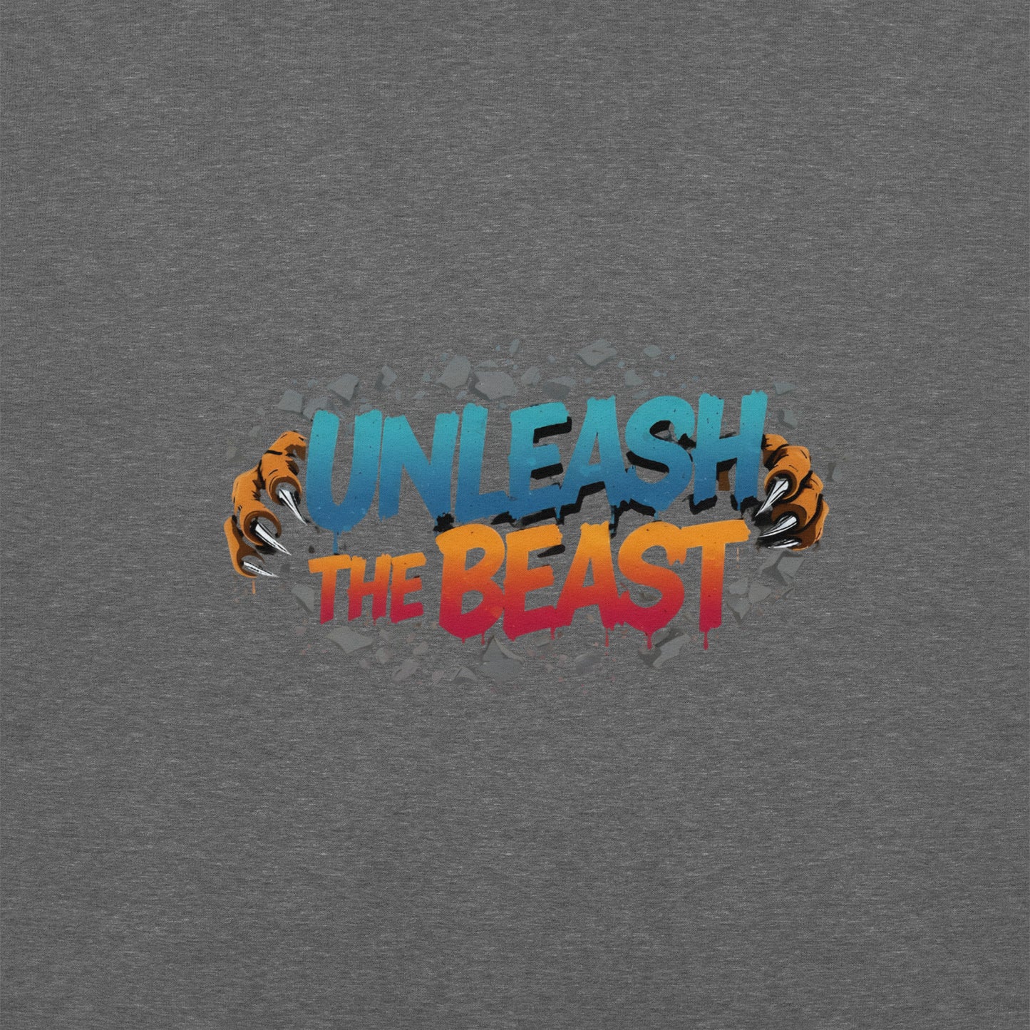 Shatter Effect "Unleash the Beast" Graphic Hoodie