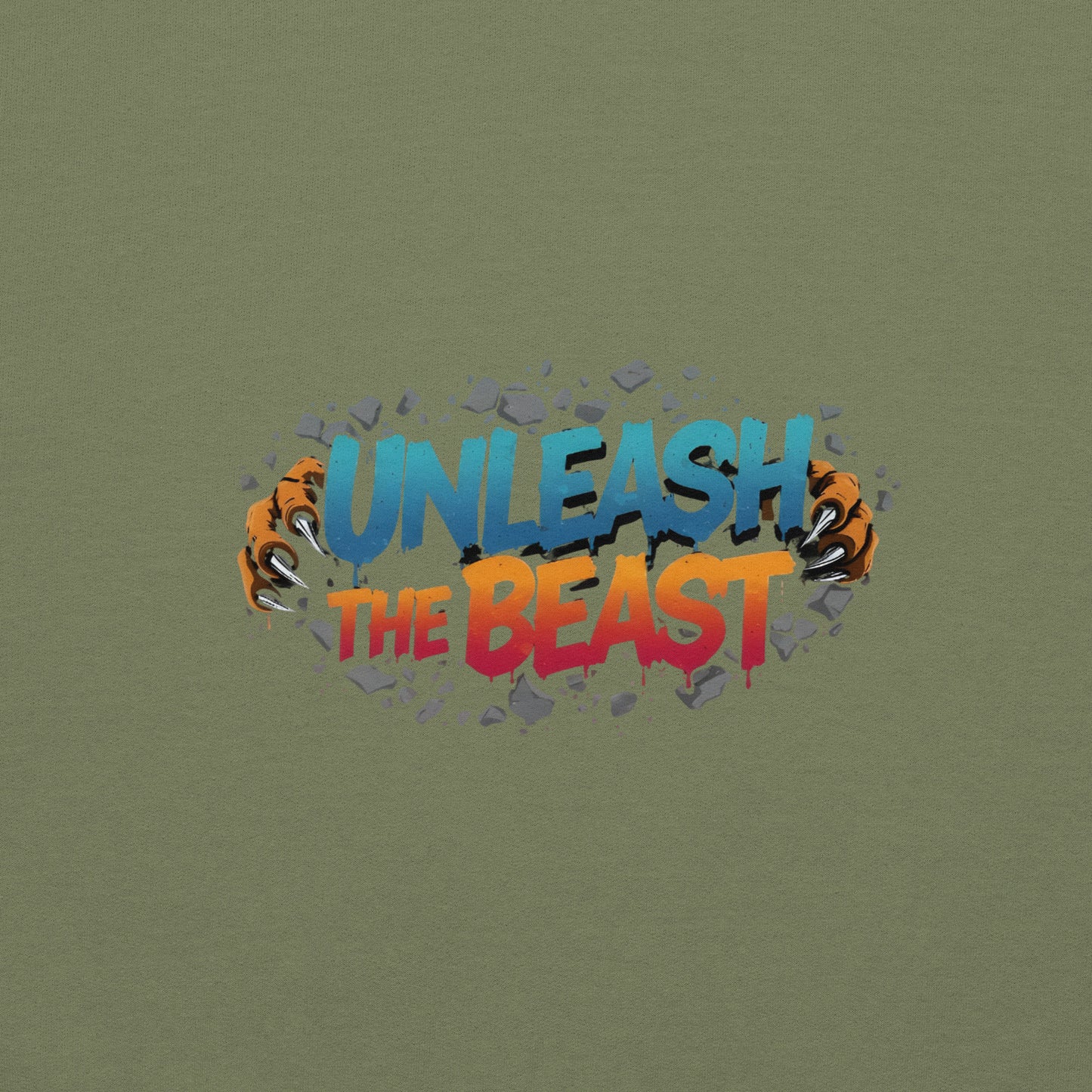 Shatter Effect "Unleash the Beast" Graphic Hoodie