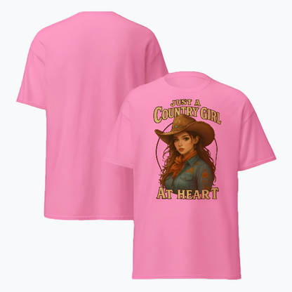 Country Girl At Heart - Classic Tee
