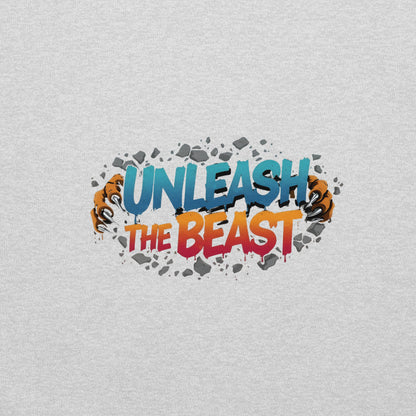 Shatter Effect "Unleash the Beast" Graphic Hoodie