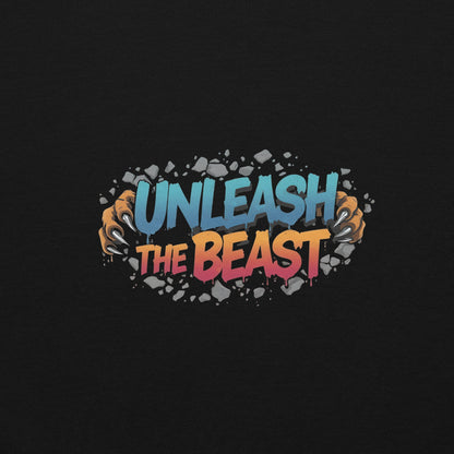 Shatter Effect "Unleash the Beast" Graphic Hoodie