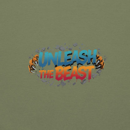 Shatter Effect "Unleash the Beast" Graphic Hoodie